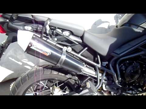 Triumph Tiger 800Xr Tiger 800Xc Tiger 800Xrx Tiger 800Xcx Tiger 800Xrt Tiger 800Xca 2017-2021 Exhaust GPR Satinox Slip-On