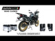 Baúl GPR TECH de 55 litros, aluminio negro, para Voge 625DSX 2025-2026