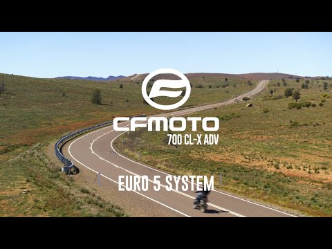 CF Moto 700 CL-X Adv 2022-2024 Exhaust GPR Deeptone Inox Slip-On - video 1