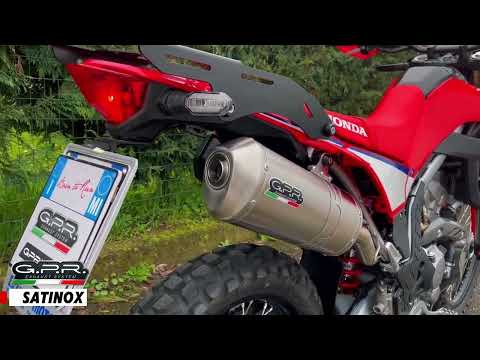 Honda CRF 300L / 300 Rally 2021-2024 Exhaust GPR Satinox Slip-On - video 2
