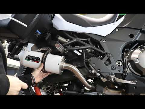Kawasaki Versys 1000 2021-2024 Exhaust GPR M3 Inox Slip-On
