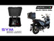 Baúl GPR TECH de 26 litros, aluminio plateado, para SYM ADX300 2024-2026