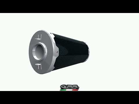 Escape GPR Dual Poppy Slip-On para Honda CRF1000L Africa Twin 2015-2017