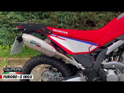Honda CRF 300L / 300 Rally 2025-2026 Exhaust GPR Furore-X Inox Slip-On - video 1