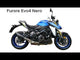 Escape GPR Furore Evo4 Nero Slip-On para Suzuki GSXS 950 2015-2016