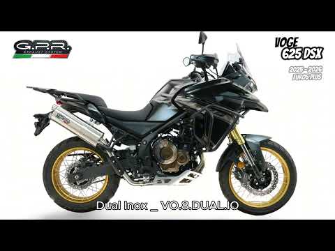 Voge 625DSX 2025-2026 Exhaust GPR Dual Inox Slip-On - video 2