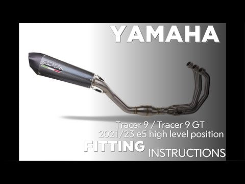 Yamaha Tracer 9 20212024 Exhaust GPR M3 Black Titanium Full System High Level