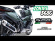 Zontes 368G 2024-2026 Exhaust GPR Furore-X Scooter Slip-On - video 1