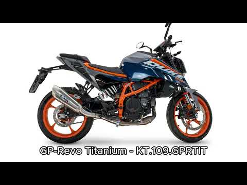 KTM 390 DUKE 2024-2025 Exhaust GPR GP-Revo Titanium Slip-On