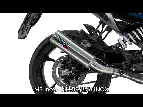 Husqvarna Vitpilen 125 2024-2025 Exhaust GPR M3 Inox Slip-On