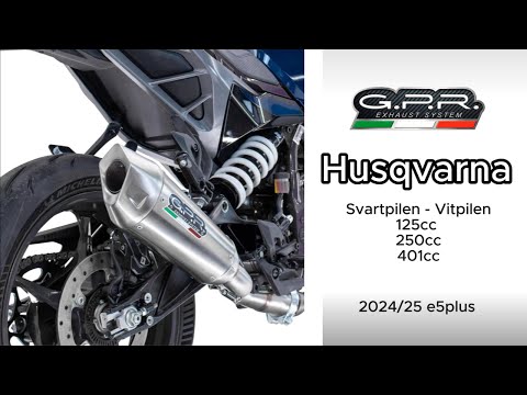 Husqvarna Vitpilen 125 2024-2025 Exhaust GPR GP-Revo Titanium Slip-On