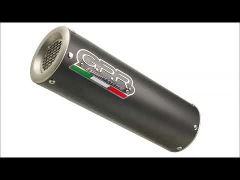 Kawasaki Z1000 2007-2009 Exhaust GPR Trioval Dual Slip On Race