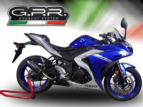Yamaha R3 2015-2017 Exhaust GPR M3 Inox Slip-On