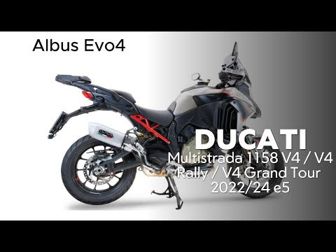 Ducati Multistrada V4 Rally 2023-2024 Exhaust GPR Albus Evo4 Slip-On