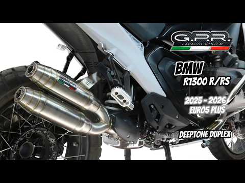 Échappement GPR Deeptone Duplex Slip-On Double pour BMW R1300GS 2024-2026