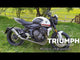 Triumph Trident 660 2021-2024 Exhaust GPR M3 Inox Full System High Level