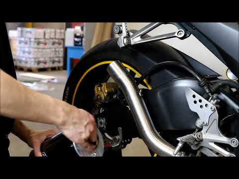 Kawasaki ZX10R 2004-2005 Exhaust GPR Furore Nero Slip-On