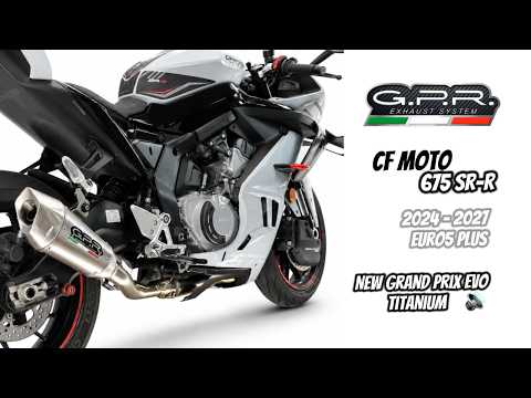 CF Moto 675SS 2024-2027 Exhaust GPR GP-Revo Titanium Full System