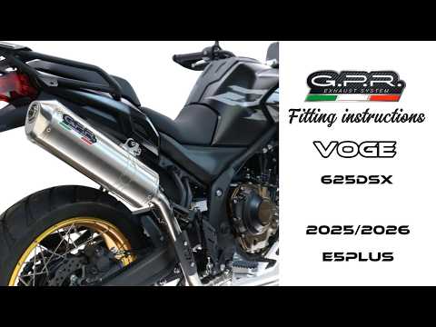 Escape GPR Satinox Slip-On para Voge 625DSX 2024-2025