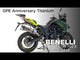 Escape GPR Grand Prix Evo Titanium Slip-On para Benelli TRK 702 2023-2024