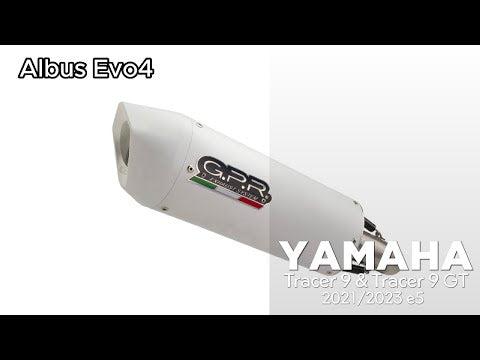 Échappement GPR Albus Evo4 Système Complet High Level pour Yamaha Tracer 9 2025-2026