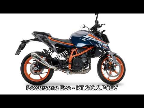 KTM 250 DUKE 2024-2025 Exhaust GPR Powercone Evo Slip-On