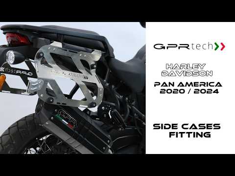 Harley Davidson Pan America 1250 2020-2024 Side Cases 38 Liters + 32 Liters GPR TECH Silver Aluminum - video 1