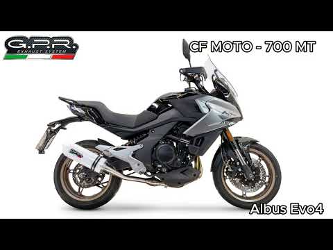 Escape GPR Albus Cerámico Slip-On para CF Moto 700 MT 2023-2024