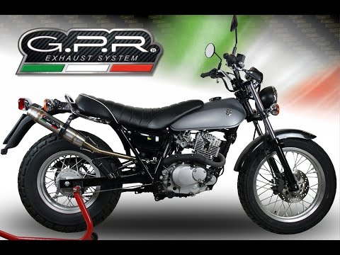 Suzuki Rv 200 Van Van 2016-2017 Exhaust GPR Ghisa Slip-On Race