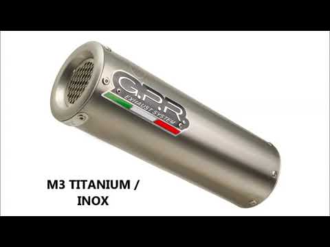 Kawasaki ZX6R 636 2003-2004 Exhaust GPR Satinox Slip-On Race