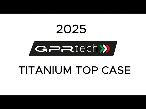 Titanium Universal Top Case GPR Tech ALPI-TECH 35 Liters Natural Color