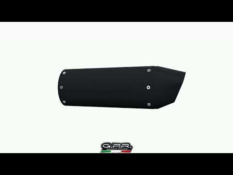 Mv Agusta Brutale 800 Dragster 2017-2020 Exhaust GPR Furore Evo4 Nero Slip-On