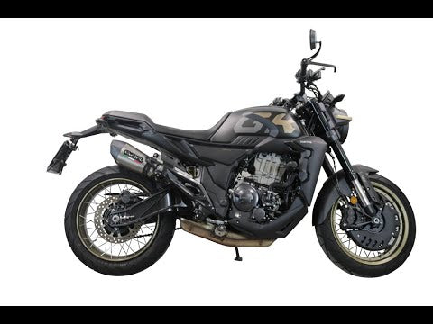 Zontes 350 T1 ADV 2022-2024 Exhaust GPR Grand Prix Evo Titanium Slip-On - video 2