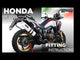 Escape GPR Hyper Sonic de titanio para Honda CRF1000L Africa Twin 2018-2020