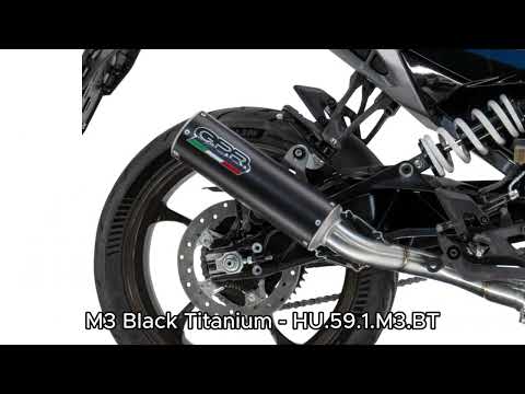 Husqvarna Vitpilen 125 2024-2025 Exhaust GPR M3 Black Titanium Slip-On