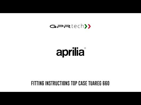 Aprilia Tuareg 660 2021-2024 Top Case 35 Liters GPR TECH Black Aluminum