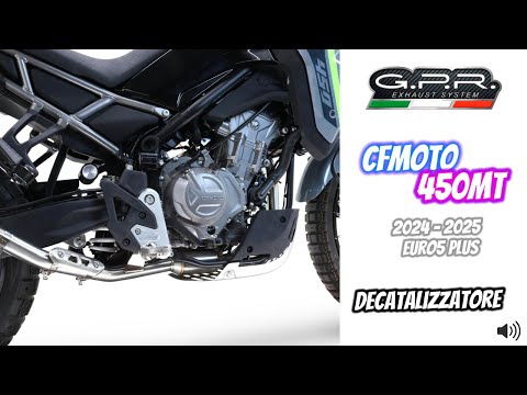 Échappement GPR Decat Pipe pour CF Moto 450 MT 2024