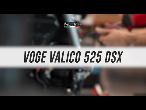 Tubo de escape decatalizador GPR Racing para Voge 500DS 2021-2024
