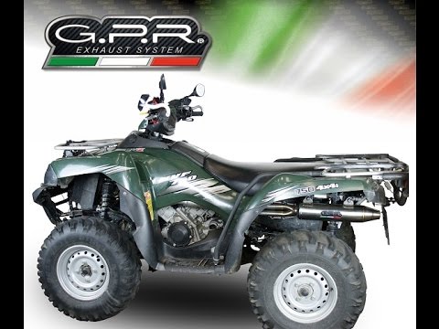 Escape GPR Deeptone ATV Kawasaki BRUTE FORCE 750 2005-2011 Sistema completo
