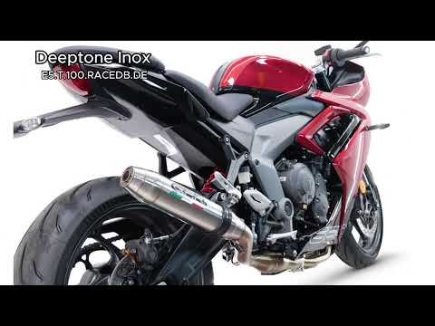Triumph Daytona 660 2023-2025 Exhaust GPR Deeptone Inox Full System High Level