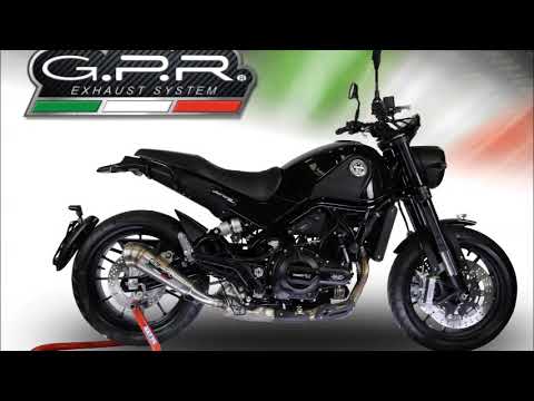 Échappement GPR Grand Prix Evo Titanium Slip-On pour Benelli Leoncino 500 Trail 2017-2024