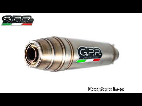 Triumph Scrambler 400 X 2023-2025 Exhaust GPR Deeptone Inox Slip-On