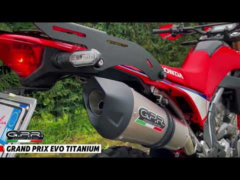 Honda CRF 300L / 300 Rally 2021-2024 Exhaust GPR Grand Prix Evo Titanium Slip-On