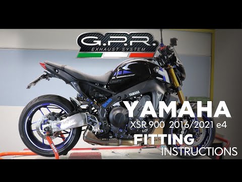 Yamaha XSR900 2016-2021 Exhaust GPR M3 Poppy Full System