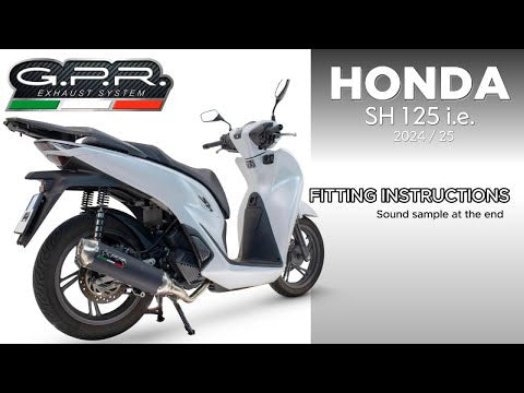 Sistema completo de escape GPR Furore-X para scooter Honda SH125 2024-2025