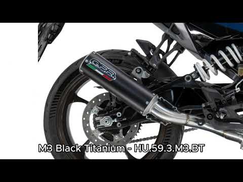 Husqvarna Vitpilen 250 2024-2025 Exhaust GPR M3 Black Titanium Slip-On