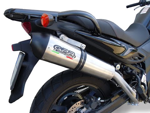 Escape Suzuki V-Strom 650 2012-2016 GPR Furore Nero Mid Sistema completo Race
