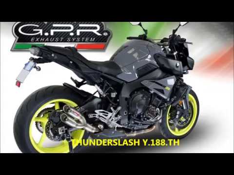 Yamaha FZ10 2016-2024 Exhaust GPR M3 Inox Slip-On