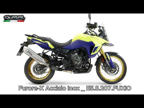 Escape GPR Furore-X de acero inoxidable Slip-On para Suzuki V-STROM 800DE 800SE 2023-2025