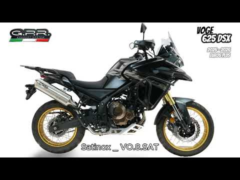 Voge 625DSX 2025-2026 Exhaust GPR Satinox Slip-On - video 2
